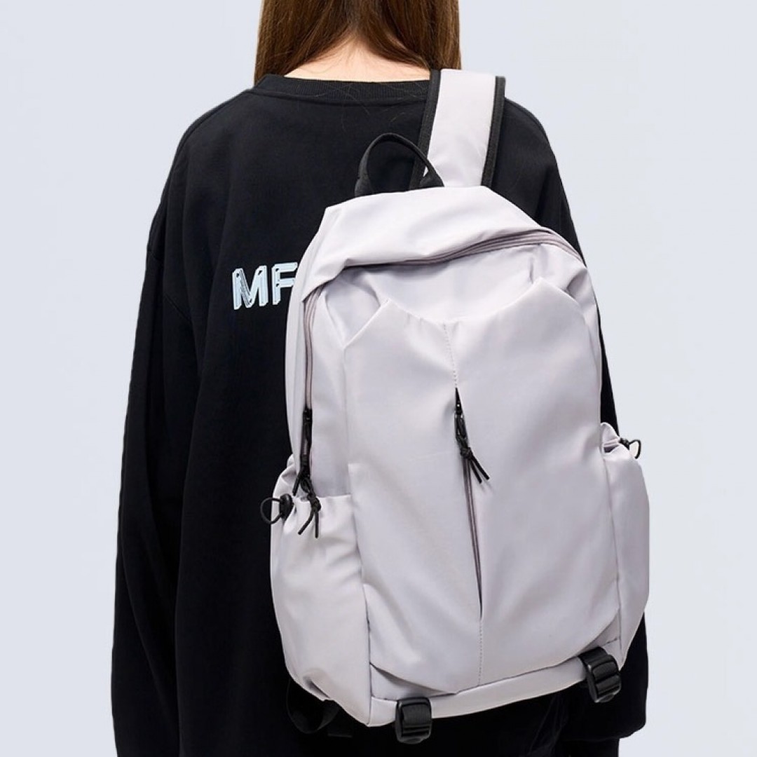 Geometric Print Laptop Backpack