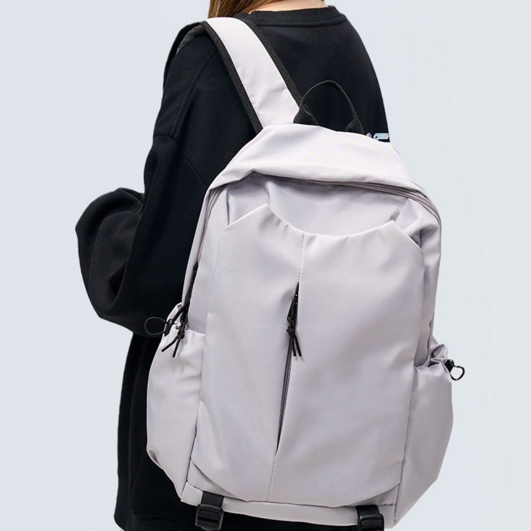 Geometric Print Laptop Backpack